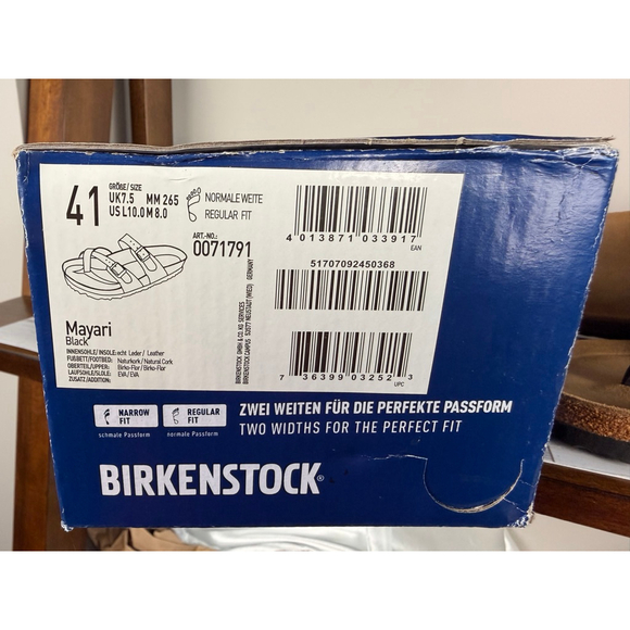 Women's Birkenstock Mayari Black Sandals Size 10 NEW IN BOX - Picture 12 of 12
